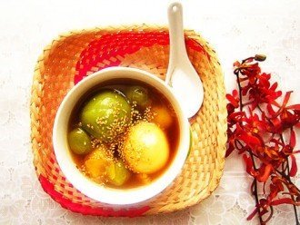 Chè trôi nước thơm ngon đẹp mắt