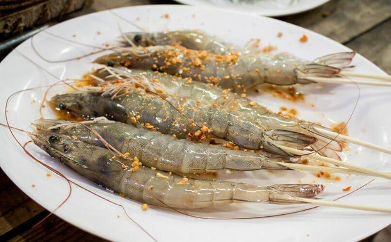 Tôm nướng tại Hỏa quán - YeuAmThuc.org