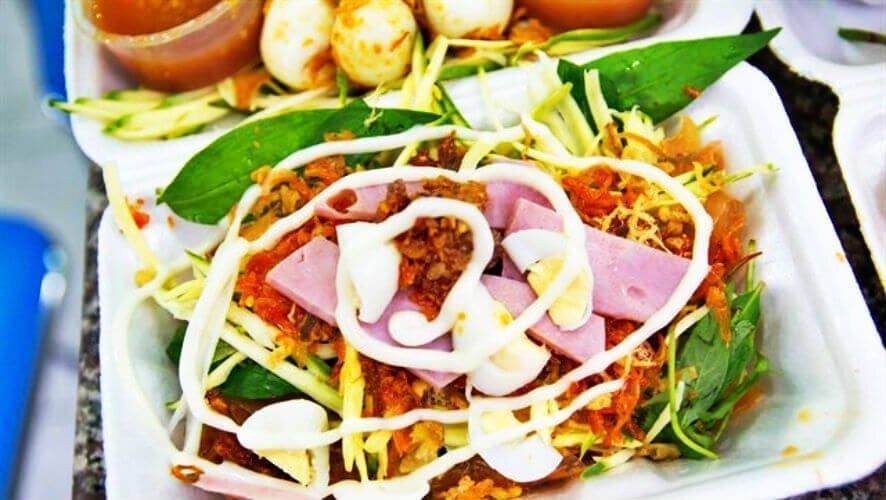 Bánh tráng chiên thập cẩm tại Bánh tráng chiên Đặng Văn Ngữ - YeuAmThuc.org