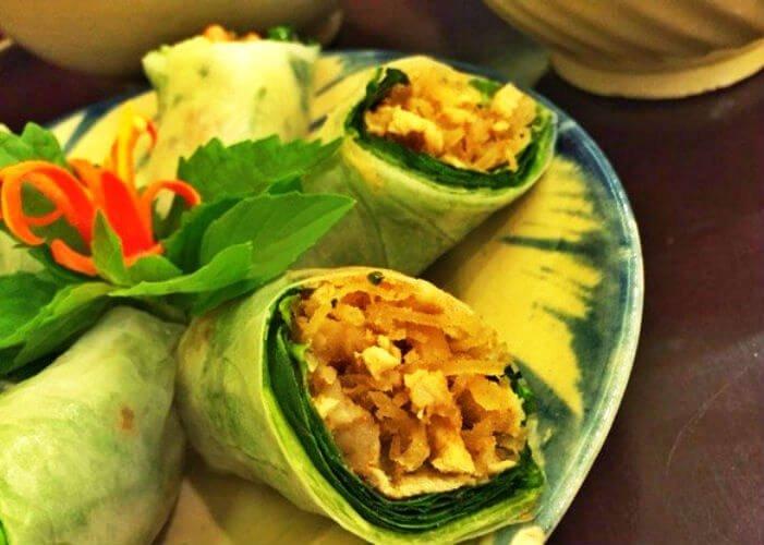 Bì cuốn tại bún thịt kho Cô Hai - YeuAmThuc.org