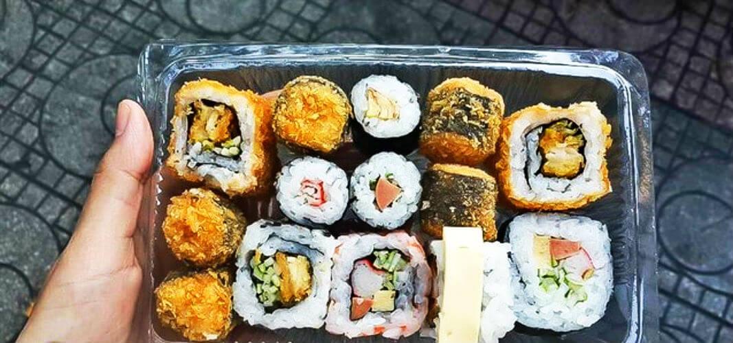 Các loại sushi của sushi viên Nguyễn Tri Phương - YeuAmThuc.org