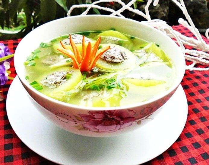 Canh bí đao nhồi thịt - YeuAmThuc.org