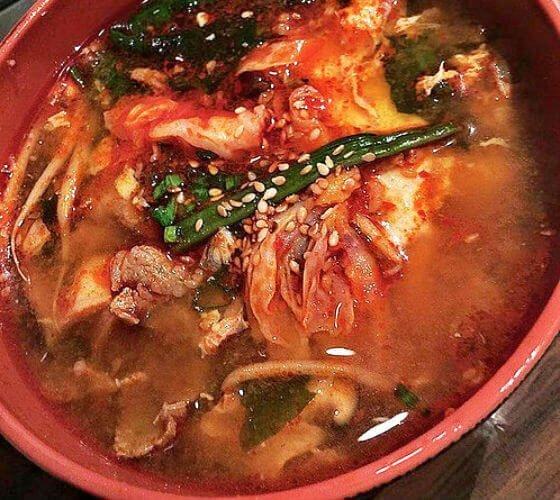 Canh bò kim chi tại Phổ Đình - YeuAmThuc.org