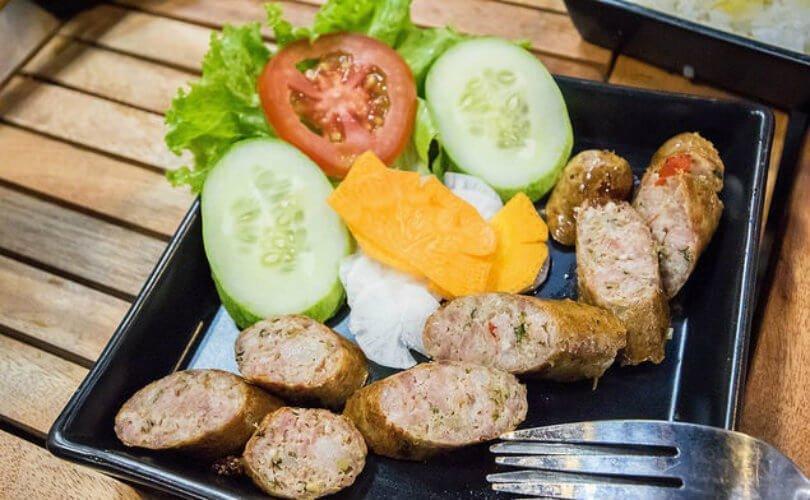 Dồi trường nướng Thái tại COCO 7 - YeuAmThuc.org