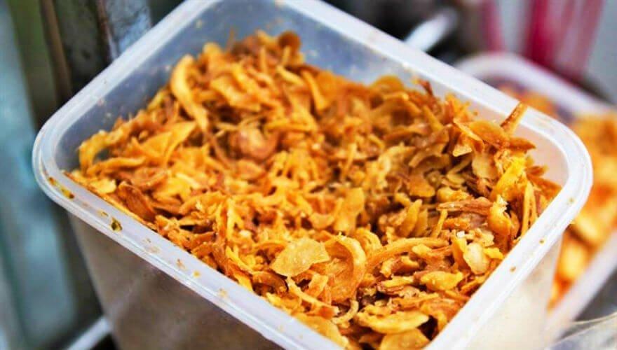 Hành phi tại Bánh tráng chiên Đặng Văn Ngữ - YeuAmThuc.org