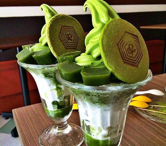 Kem bánh Jelly tại Yamamoto Matcha Cafe - YeuAmThuc.org