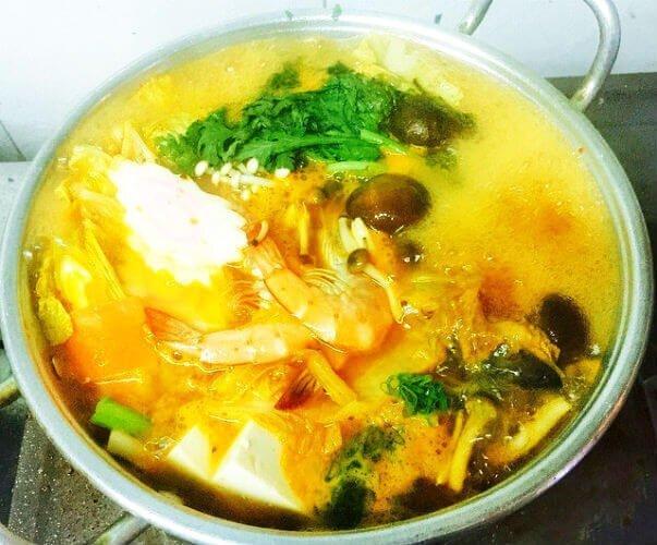 Kimchi Nabe tại Sushi Teppanyaki - YeuAmThuc.org