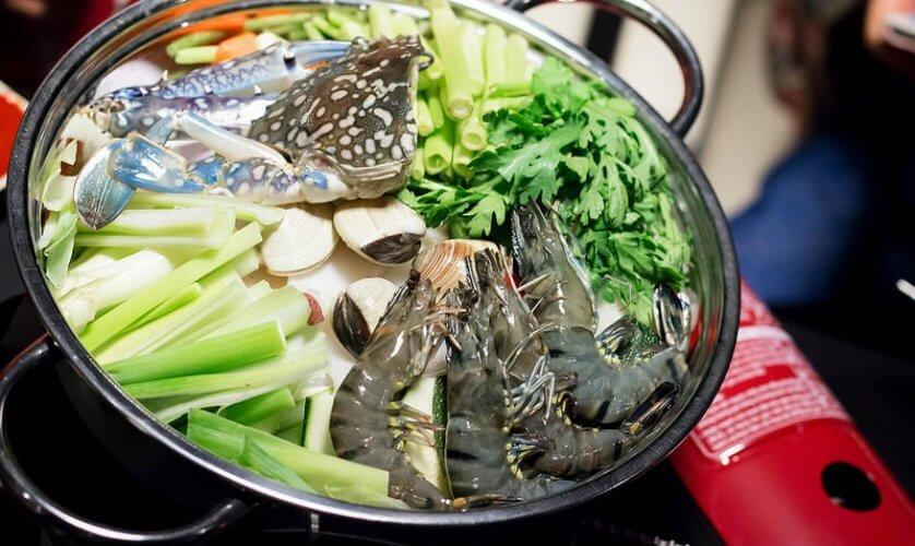 Lẩu hải sản tại Kimchi Kimchi - YeuAmThuc.org