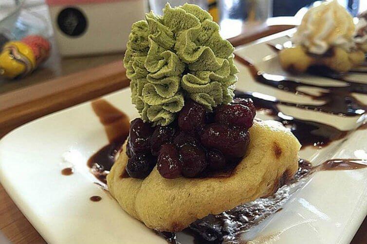 Matcha Red Bean tại Lu'Creme - YeuAmThuc.org