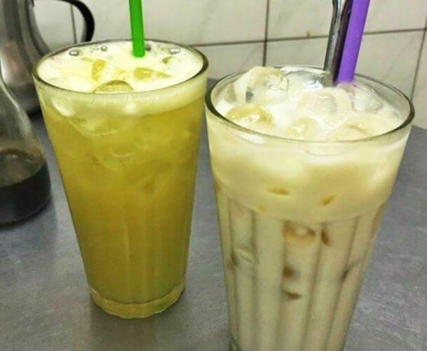 Nước uống tại Hủ tiếu Phước Vĩnh - YeuAmThuc.org