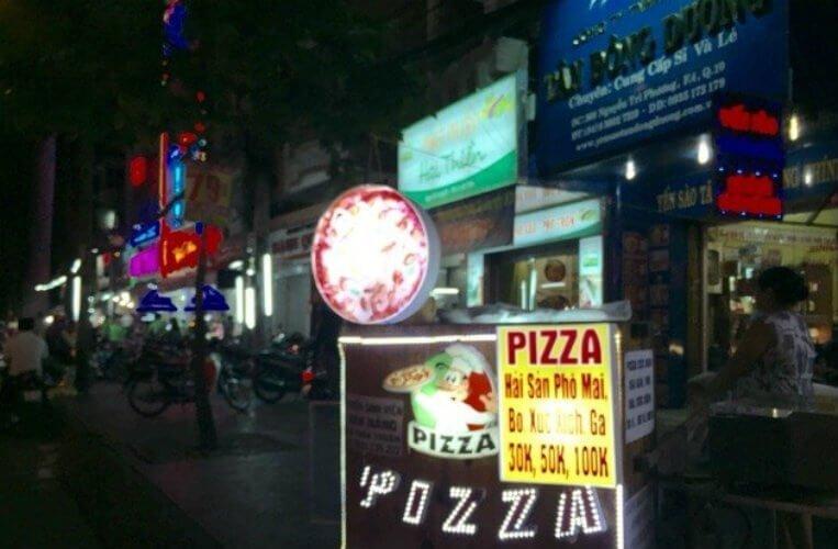 Pizza vỉa hè - YeuAmThuc.org
