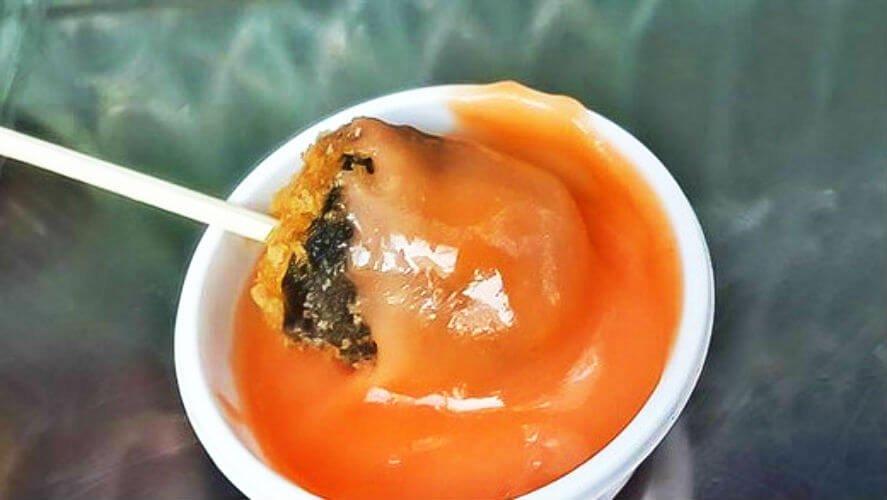 Sushi cá chiên của sushi viên Nguyễn Tri Phương - YeuAmThuc.org