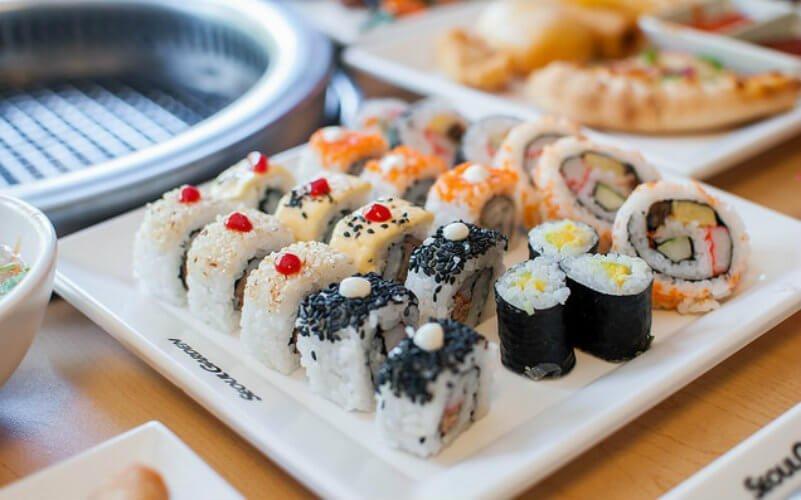 Sushi tại Seoul Garden - YeuAmThuc.org