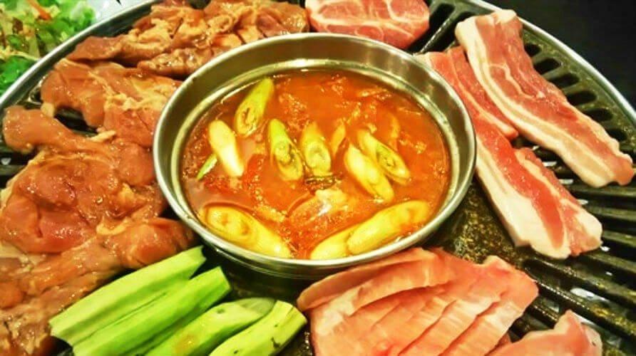 Thịt nướng tại Buffet Sakura - YeuAmThuc.org