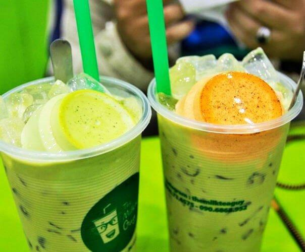 Trà sữa Thái xanh Panna Cotta tại Milk Tea Guy - YeuAmThuc.org