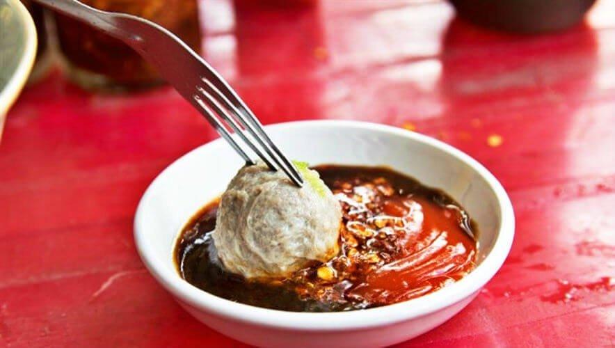Tương đen sa tế tại súp bong bóng cá - YeuAmThuc.org