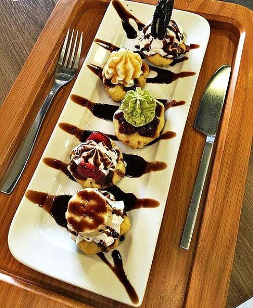 Waffle ngũ vị tại Lu'Creme - YeuAmThuc.org