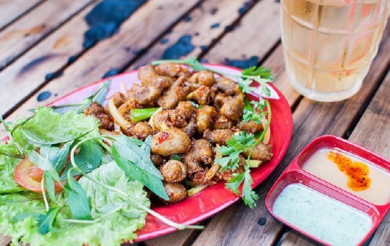 Bao tử cá chiên giòn tại Chilli - YeuAmThuc.org