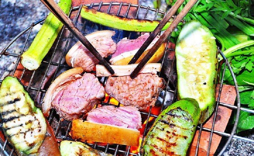 Bò nướng tảng tại Bò tơ Năm Sánh - YeuAmThuc.org