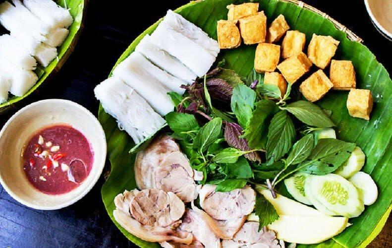 Bún đậu thịt tại Bún Đậu A Chảnh - YeuAmThuc.org