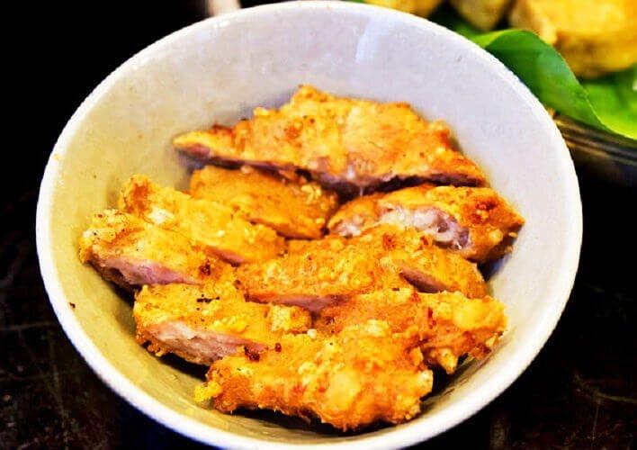 Chả cốm thêm tại Bún Đậu A Chảnh - YeuAmThuc.org