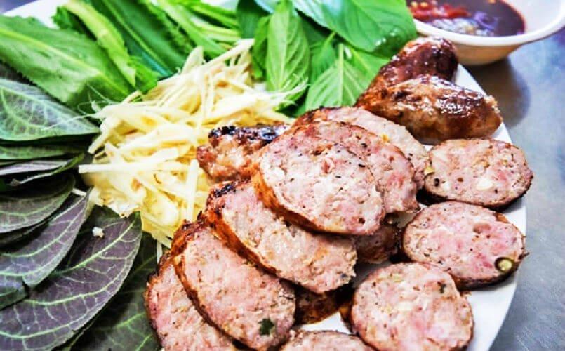 Dồi vịt tại Lẩu Bò Tí Chuột - YeuAmThuc.org