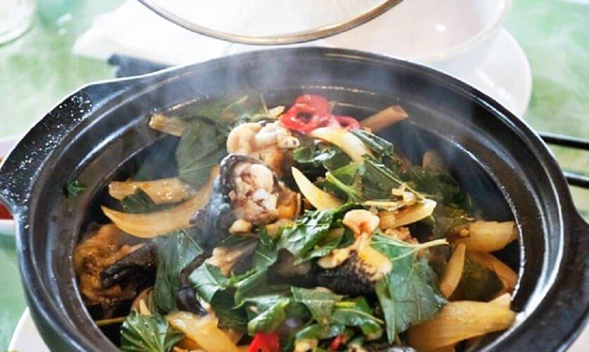 Ếch xông hơi tại Làng Ta - YeuAmThuc.org