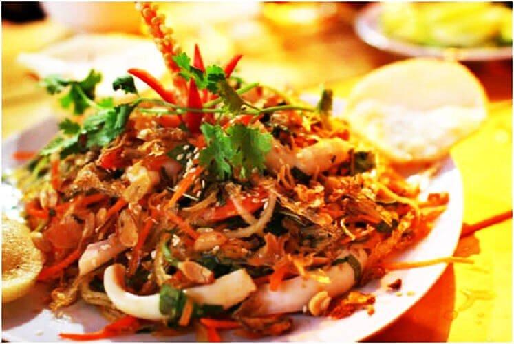 Gỏi Rau Cau Hải Sản tại NinJa BBQ - YeuAmThuc.org