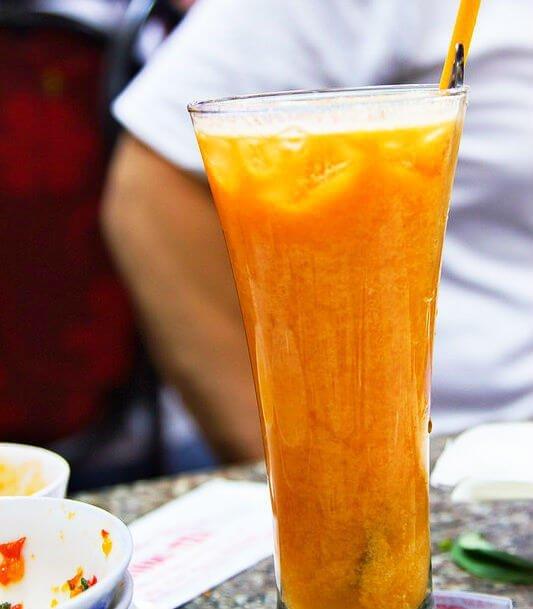 Nước ép thập cẩm tại nem nướng Trường Tiên - YeuAmThuc.org