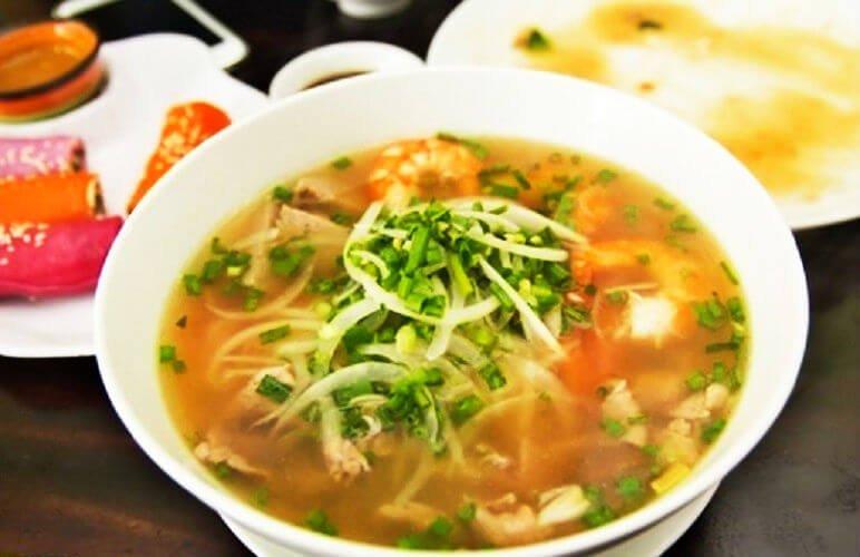 Phở tôm tại Phở Hai Thiền - YeuAmThuc.org