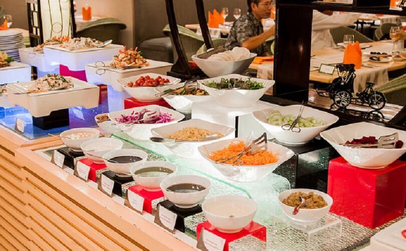 Quầy khai vị tại Buffet Sheraton - YeuAmThuc.org