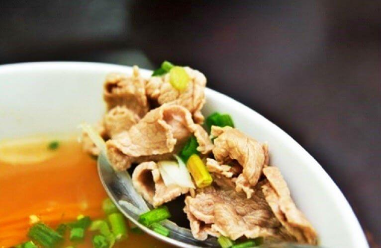 Thịt bò tại Phở Hai Thiền - YeuAmThuc.org