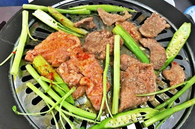 Vú dê nướng tại Lẩu dê Lâm Ký - YeuAmThuc.org