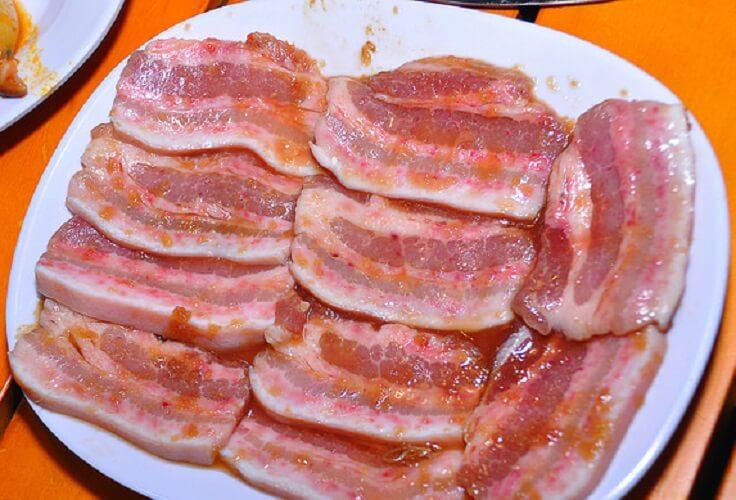 Ba rọi heo tại BBQ Trúc Anh - YeuAmThuc.org