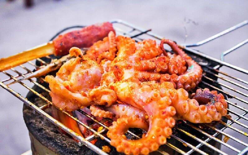Bạch tuộc sa tế tại Panda BBQ - YeuAmThuc.org