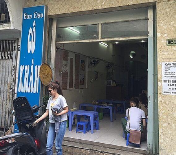 Bún đậu Cô Khàn - YeuAmThuc.org