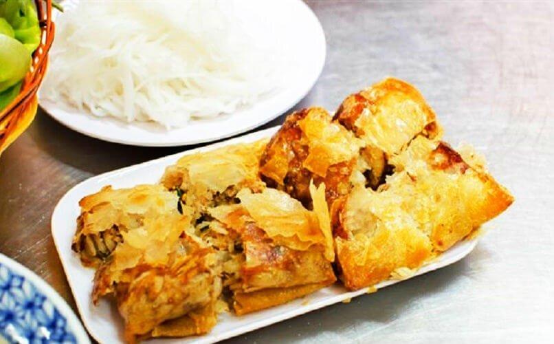 Bún nem rán tôm cua biển tại Bún Chả Hồ Gươm - YeuAmThuc.org