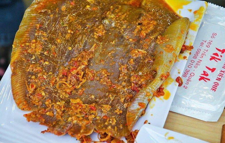 Cá đuối nướng tại Tik Tak - YeuAmThuc.org