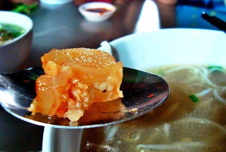 Gân hầm tại Phở Xuân - YeuAmThuc.org