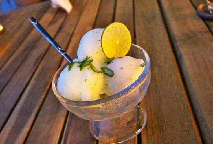 Homemade Lime Ice Cream tại Esmée - YeuAmThuc.org