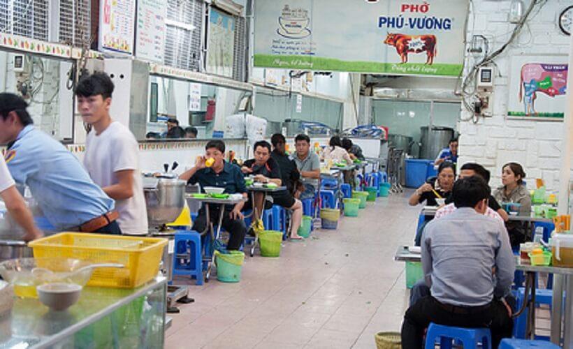 Không gian Phở Phú Vương - YeuAmThuc.org