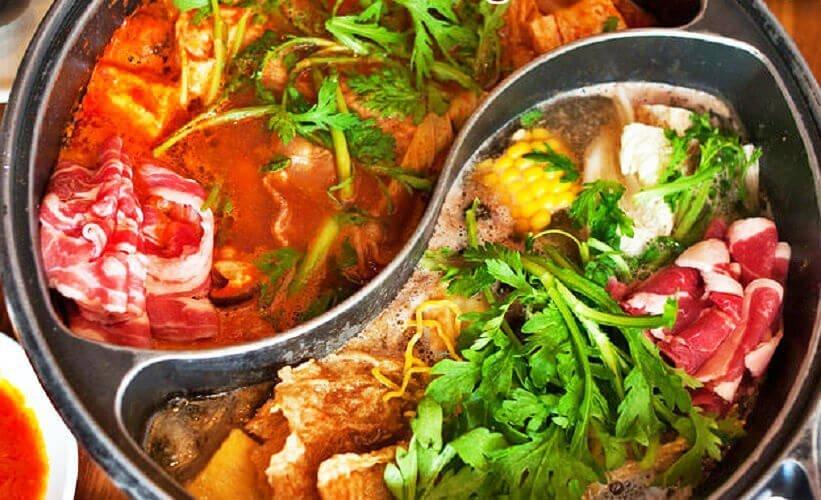 Lẩu Cam Cúc và Lẩu Bông Hoa tại Buffer Ba Con Cừu - YeuAmThuc.org