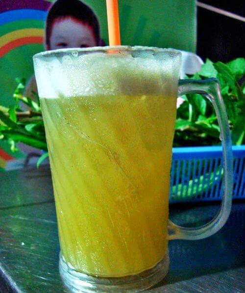 Nước mía tại Phở Xuân - YeuAmThuc.org