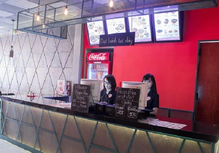 Quầy Counter của Pizza Pier - YeuAmThuc.org