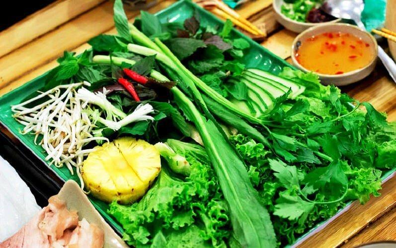 Rau sống tại An nam quán - YeuAmThuc.org