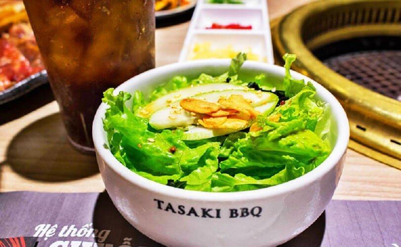 Salad rong biển của Tasaki BBQ - YeuAmThuc.org