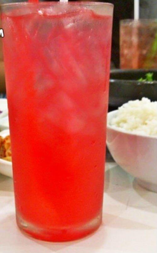 Soju Cocktail Dâu tại Hanuri - YeuAmThuc.org