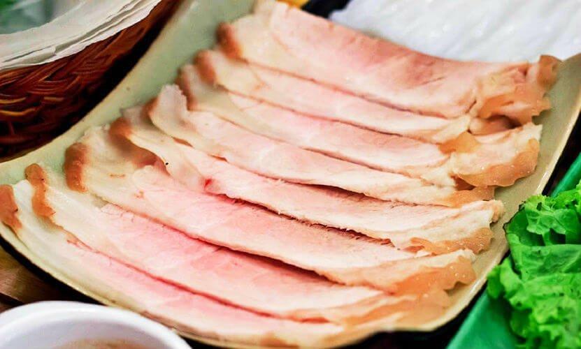 Thịt heo bánh tráng tại An nam quán - YeuAmThuc.org