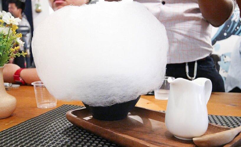 Trà sữa bông gòn tại Jun Sachi Cafe Kem - YeuAmThuc.org