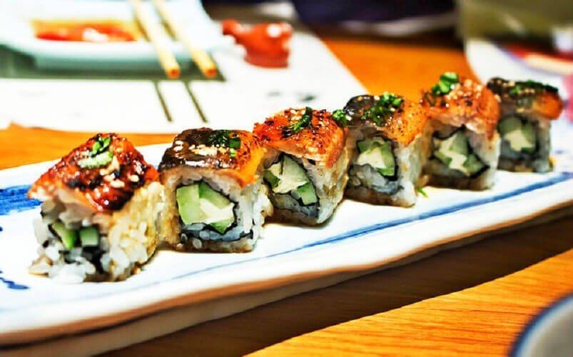 Unagi Roll tại Hokkaido Sachi Sushi - YeuAmThuc.org